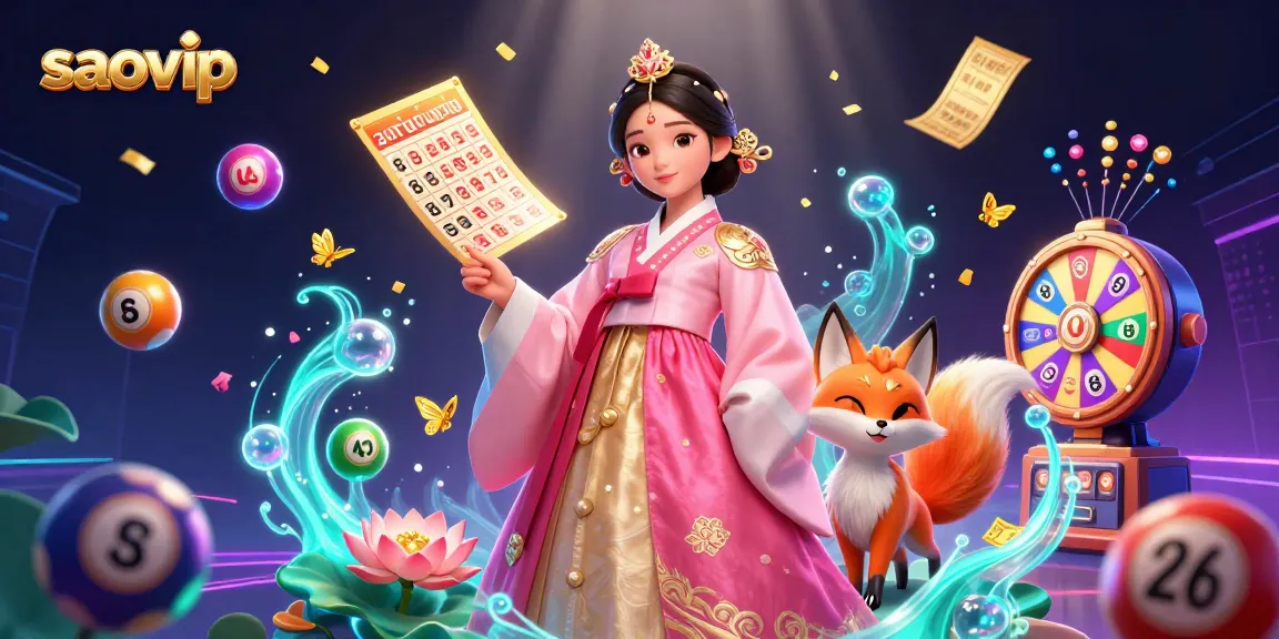 Engage with saovip's vibrant gambling experience featuring lottery elements and an elegant cultural theme.