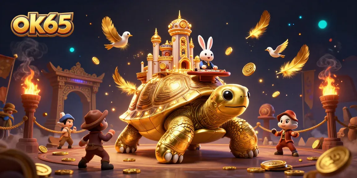 Engage with the exciting world of ok65 gaming featuring a vibrant casino scene full of characters and action.