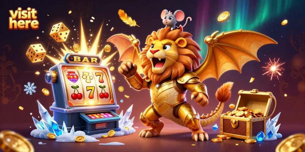 Experience the thrill of casino adventures, visit here for a golden jackpot moment amid dazzling game elements.
